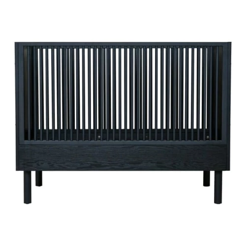 Lignea Kids Lits Bébé Lit Bébé 60x120 Cm Bois Noir 3 Lignea Kids Lits Bébé Lit Bébé 60x120 Cm Bois Noir