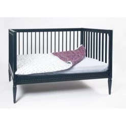 Lignea Kids Lits Bébé Lit Bébé 60x120 Cm évolutif Bois Massif Vert Profond -Lits bébé Soldes lit bebe 60x120 cm evolutif bois massif vert profond 2