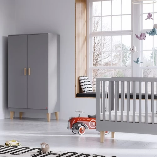 Vox Lits Bébé Lit Bébé 60x120 Gris 4 Vox Lits Bébé Lit Bébé 60x120 Gris – Image 2
