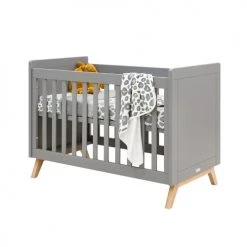 Bopita Lits Bébé Lit Bébé 60x120 Gris Naturel Naturel 10 Bopita Lits Bébé Lit Bébé 60x120 Gris Naturel Naturel -Lits bébé Soldes lit bebe 60x120 gris naturel naturel 2