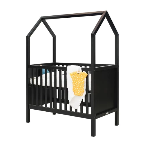 Bopita Lits Bébé Lit Bébé 60x120 Noir 4 Bopita Lits Bébé Lit Bébé 60x120 Noir – Image 2
