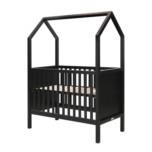 Bopita Lits Bébé Lit Bébé 60x120 Noir 5 Bopita Lits Bébé Lit Bébé 60x120 Noir – Image 3