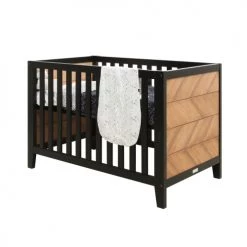 Bopita Lits Bébé Lit Bébé 60x120 Noir Naturel Naturel -Lits bébé Soldes lit bebe 60x120 noir naturel naturel 2