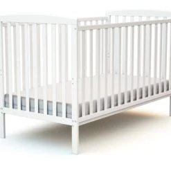 AT4 Lits Bébé Lit Bébé 70x140 Blanc