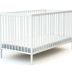 AT4 Lits Bébé Lit Bébé 70x140 Blanc
