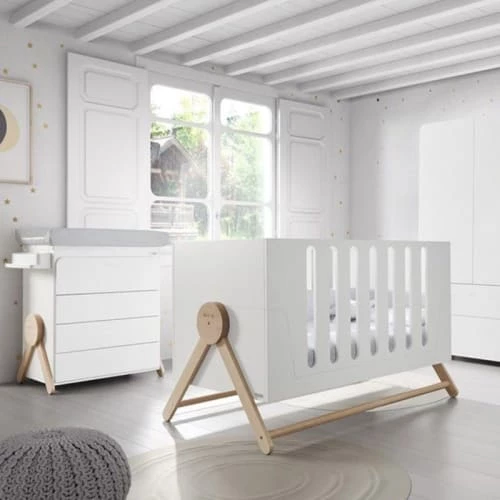 Micuna Lits Bébé Lit Bébé 70x140 Cm évolutif En Bois 4 Micuna Lits Bébé Lit Bébé 70x140 Cm évolutif En Bois – Image 2