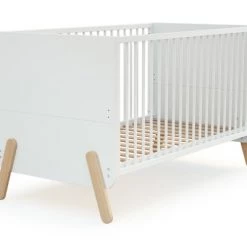 AT4 Lits Bébé Lit Bébé 70x140 évolutif Blanc Et Hêtre Verni 13 AT4 Lits Bébé Lit Bébé 70x140 évolutif Blanc Et Hêtre Verni -Lits bébé Soldes lit bebe 70x140 evolutif blanc et hetre verni 5