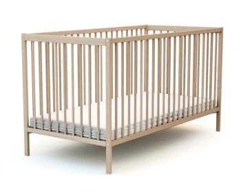 AT4 Lits Bébé Lit Bébé 70x140 Hêtre Brut 6 AT4 Lits Bébé Lit Bébé 70x140 Hêtre Brut – Image 4