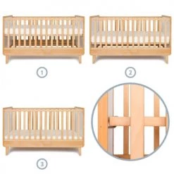Wookids Lits Bébé Lit Bébé 70x140cm 9 Wookids Lits Bébé Lit Bébé 70x140cm -Lits bébé Soldes lit bebe 70x140cm 3