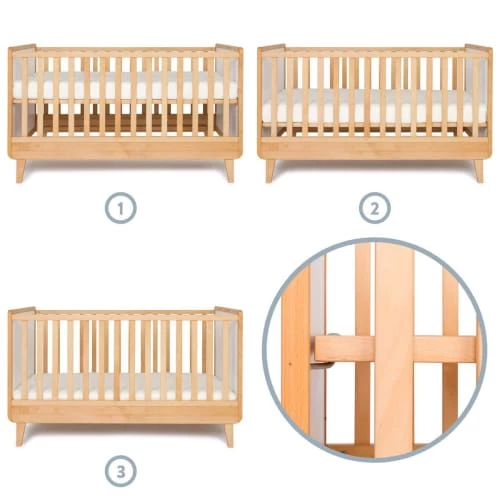 Wookids Lits Bébé Lit Bébé 70x140cm 6 Wookids Lits Bébé Lit Bébé 70x140cm – Image 4