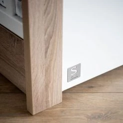 Sauthon Lits Bébé Lit Bébé 86x125x66cm Blanc -Lits bébé Soldes lit bebe 86x125x66cm blanc 3