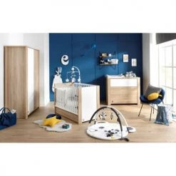 Sauthon Lits Bébé Lit Bébé 86x125x66cm Blanc -Lits bébé Soldes lit bebe 86x125x66cm blanc 4