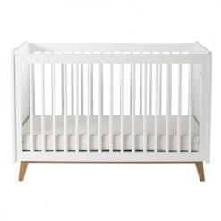 Maisons Du Monde Lits Bébé Lit Bébé à Barreaux Blanc L126