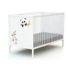 Webaby Lits Bébé Lit Bébé à Panneaux Blanc -Lits bébé Soldes lit bebe a panneaux blanc 4