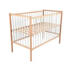 Combelle Lits Bébé Lit Bébé - Bicolore Blanc - 60x120 Cm 9 Combelle Lits Bébé Lit Bébé - Bicolore Blanc - 60x120 Cm -Lits bébé Soldes lit bebe bicolore blanc 60x120 cm 2