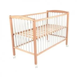 Combelle Lits Bébé Lit Bébé - Bicolore Blanc - 70x140 Cm -Lits bébé Soldes lit bebe bicolore blanc 70x140 cm 3