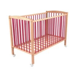 Combelle Lits Bébé Lit Bébé - Bicolore Blanc - 70x140 Cm -Lits bébé Soldes lit bebe bicolore fuchsia 70x140 cm 5