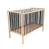 Combelle Lits Bébé Lit Bébé - Bicolore Noir - 60x120 Cm -Lits bébé Soldes lit bebe bicolore noir 60x120 cm 2