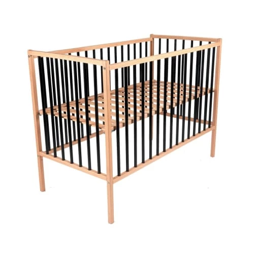 Combelle Lits Bébé Lit Bébé - Bicolore Noir - 60x120 Cm 5 Combelle Lits Bébé Lit Bébé - Bicolore Noir - 60x120 Cm – Image 3