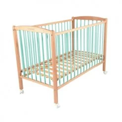 Combelle Lits Bébé Lit Bébé - Bicolore Vert Menthe - 60x120 Cm -Lits bébé Soldes lit bebe bicolore vert menthe 60x120 cm 7