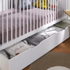 Nateo Concept Lits Bébé Lit Bébé Combiné Blanc -Lits bébé Soldes lit bebe combine blanc 9
