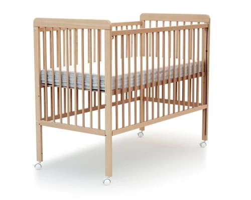 AT4 Lits Bébé Lit Bébé Coulissant 60x120 Hêtre Verni 4 AT4 Lits Bébé Lit Bébé Coulissant 60x120 Hêtre Verni – Image 2