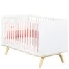 Sauthon Lits Bébé Lit Bébé évolutif 140X70 En Bois Blanc -Lits bébé Soldes lit bebe evolutif 140x70 en bois blanc