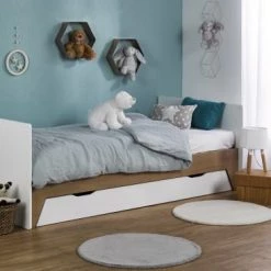 Nateo Concept Lits Bébé Lit Bébé évolutif 3 En 1 Blanc Et Chêne 11 Nateo Concept Lits Bébé Lit Bébé évolutif 3 En 1 Blanc Et Chêne -Lits bébé Soldes lit bebe evolutif 3 en 1 blanc et chene 4