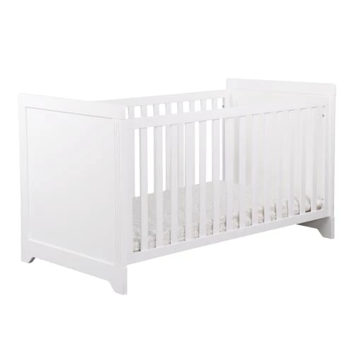 ID Kids Lits Bébé Lit Bébé évolutif 70x140 Cm Bois Massif Blanc 3 ID Kids Lits Bébé Lit Bébé évolutif 70x140 Cm Bois Massif Blanc