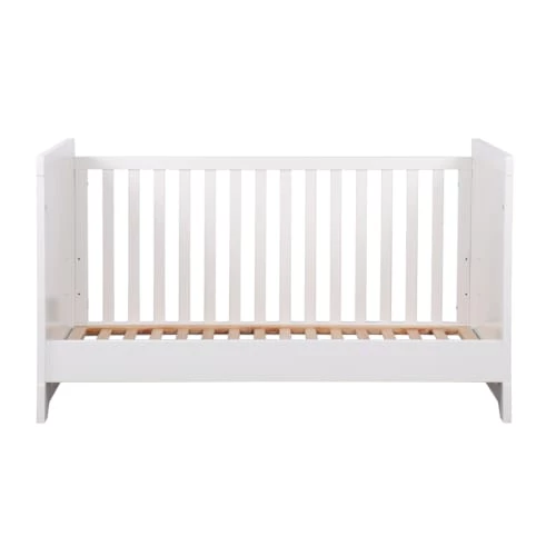 ID Kids Lits Bébé Lit Bébé évolutif 70x140 Cm Bois Massif Blanc 4 ID Kids Lits Bébé Lit Bébé évolutif 70x140 Cm Bois Massif Blanc – Image 2