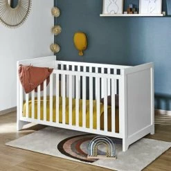 ID Kids Lits Bébé Lit Bébé évolutif 70x140 Cm Bois Massif Blanc 10 ID Kids Lits Bébé Lit Bébé évolutif 70x140 Cm Bois Massif Blanc -Lits bébé Soldes lit bebe evolutif 70x140 cm bois massif blanc 13