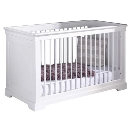 ID Kids Lits Bébé Lit Bébé évolutif 70x140 Cm Bois Massif Blanc 3 ID Kids Lits Bébé Lit Bébé évolutif 70x140 Cm Bois Massif Blanc