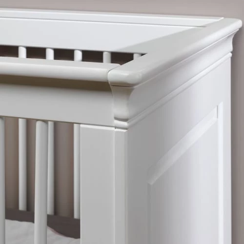 ID Kids Lits Bébé Lit Bébé évolutif 70x140 Cm Bois Massif Blanc 6 ID Kids Lits Bébé Lit Bébé évolutif 70x140 Cm Bois Massif Blanc – Image 4