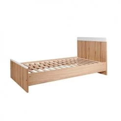 ID Kids Lits Bébé Lit Bébé évolutif 70x140 Cm Effet Bois Blanc Et Bois -Lits bébé Soldes lit bebe evolutif 70x140 cm effet bois blanc et bois 10