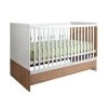 ID Kids Lits Bébé Lit Bébé évolutif 70x140 Cm Effet Bois Blanc Et Bois 2 ID Kids Lits Bébé Lit Bébé évolutif 70x140 Cm Effet Bois Blanc Et Bois -Lits bébé Soldes lit bebe evolutif 70x140 cm effet bois blanc et bois 6