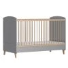 ID Kids Lits Bébé Lit Bébé évolutif 70x140 Cm Effet Bois Gris Et Bois -Lits bébé Soldes lit bebe evolutif 70x140 cm effet bois gris et bois