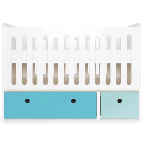 Wookids Lits Bébé Lit Bébé évolutif 70x140cm Bleu Paradis-bleu Ciel 3 Wookids Lits Bébé Lit Bébé évolutif 70x140cm Bleu Paradis-bleu Ciel