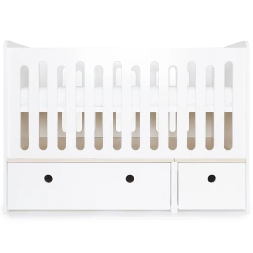 Wookids Lits Bébé Lit Bébé évolutif 70x140cm Façades Blanc 3 Wookids Lits Bébé Lit Bébé évolutif 70x140cm Façades Blanc