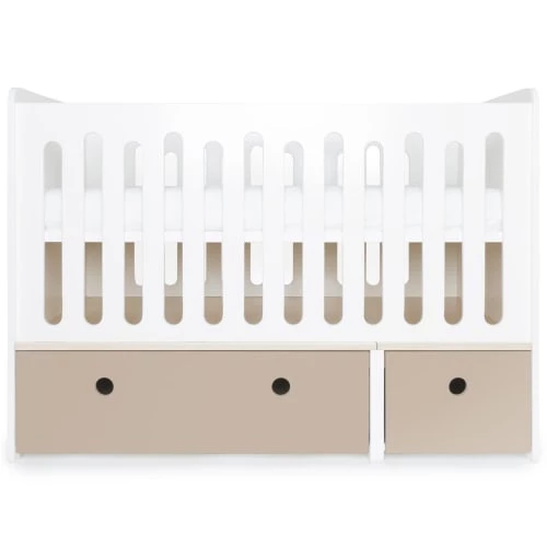 Wookids Lits Bébé Lit Bébé évolutif 70x140cm Gris Chaud 3 Wookids Lits Bébé Lit Bébé évolutif 70x140cm Gris Chaud