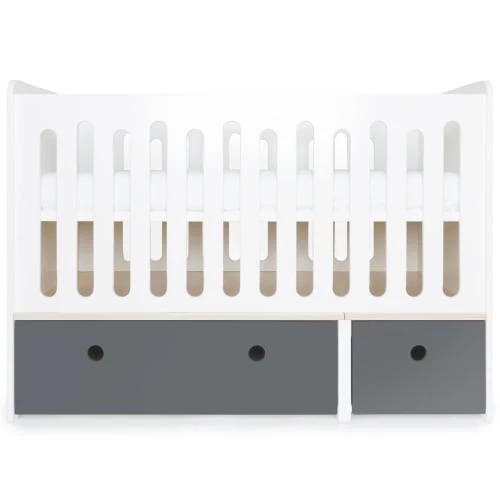 Wookids Lits Bébé Lit Bébé évolutif 70x140cm Gris Espace 3 Wookids Lits Bébé Lit Bébé évolutif 70x140cm Gris Espace