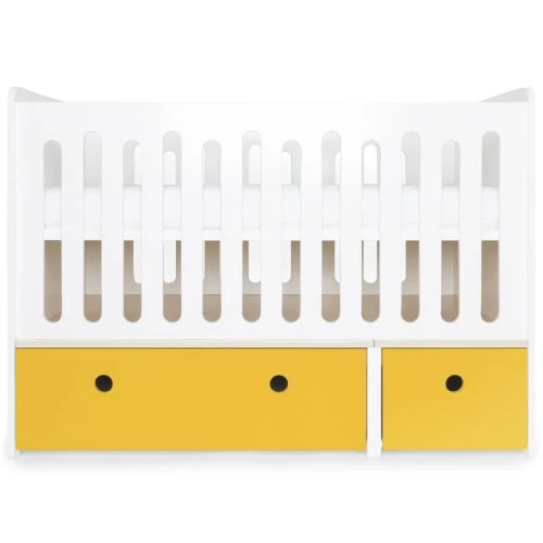 Wookids Lits Bébé Lit Bébé évolutif 70x140cm Jaune 3 Wookids Lits Bébé Lit Bébé évolutif 70x140cm Jaune