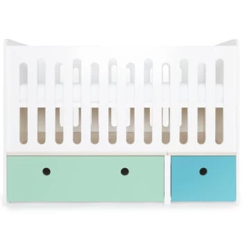 Wookids Lits Bébé Lit Bébé évolutif 70x140cm Vert Menthe 8 Wookids Lits Bébé Lit Bébé évolutif 70x140cm Vert Menthe – Image 6