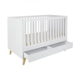 Maisons Du Monde Lits Bébé Lit Bébé évolutif à Barreaux En Pin Et Hêtre Blanc Mat L146 12 Maisons Du Monde Lits Bébé Lit Bébé évolutif à Barreaux En Pin Et Hêtre Blanc Mat L146 -Lits bébé Soldes lit bebe evolutif a barreaux en pin et hetre blanc mat l146 1000 4 33 205976 5
