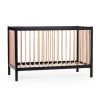 Childhome Lits Bébé Lit Bébé Noir Et Naturel 60 X 120 Cm -Lits bébé Soldes lit bebe noir et naturel 60 x 120 cm