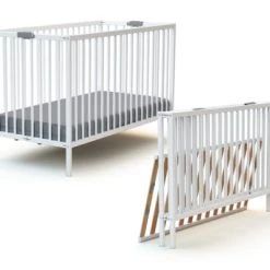 Webaby Lits Bébé Lit Bébé Pliant 60x120 Blanc -Lits bébé Soldes lit bebe pliant 60x120 blanc 3