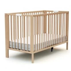 AT4 Lits Bébé Lit Bébé Pliant 60x120 Blanc -Lits bébé Soldes lit bebe pliant 60x120 hetre verni 16