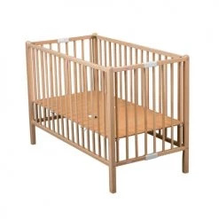 Combelle Lits Bébé Lit Bébé Pliant - Vernis Naturel - 60x120 Cm -Lits bébé Soldes lit bebe pliant vernis naturel 60x120 cm 5