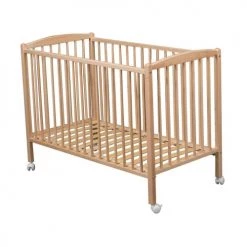 Combelle Lits Bébé Lit Bébé - Vernis Naturel - 60x120 Cm -Lits bébé Soldes lit bebe vernis naturel 60x120 cm 1