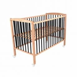 Combelle Lits Bébé Lit Bicolore Réglable En Hauteur En Hêtre Massif Noir 60x120 11 Combelle Lits Bébé Lit Bicolore Réglable En Hauteur En Hêtre Massif Noir 60x120 -Lits bébé Soldes lit bicolore reglable en hauteur en hetre massif noir 60x120 4