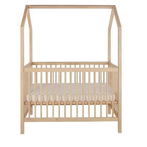 Maisons Du Monde Lits Bébé Lit Cabane Bébé à Barreaux En Pin L127 4 Maisons Du Monde Lits Bébé Lit Cabane Bébé à Barreaux En Pin L127 – Image 2